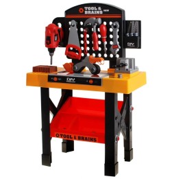 2-in-1 Tool Workshop for Kids 3+ with Accessories