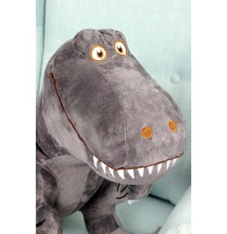 Plush Dinosaur DINO 70 cm Gray