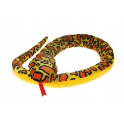 Yellow Snake Plush Toy 242cm by Dubi