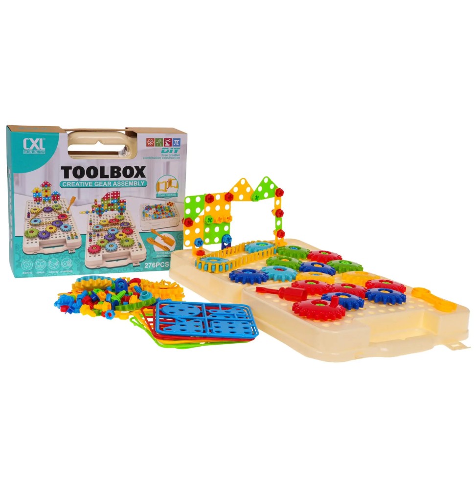 DIY Set of 276 Pieces for Kids Aged 3+