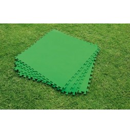 Green Foam Mat for Garden Pool 9 pcs. 78x78cm