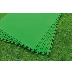 Green Foam Mat for Garden Pool 9 pcs. 78x78cm