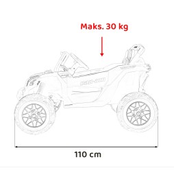 Red CAN-AM Maverick ATV for Kids