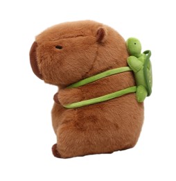 Capybara Plush Toy with Backpack