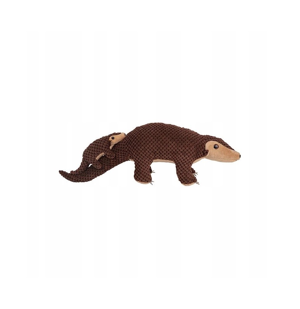 Pangolin cu pui mascota 18 cm