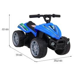 Quad little monster dla dzieci, niebieski, 25W