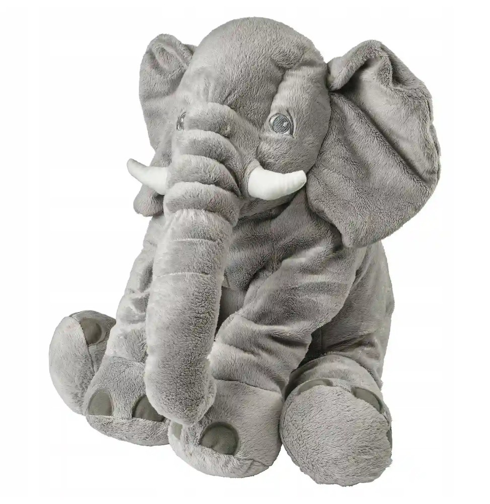 IKEA Jattestor Elefant Plush 50cm Gri