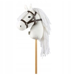 White Hobby Horse Stick Pony by Astrup