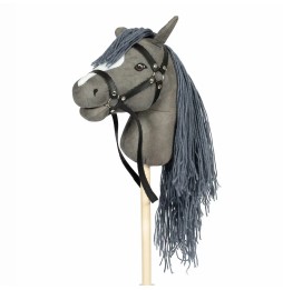 Hobby Horse Stick Horse Gray with Cover