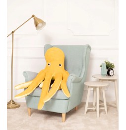 IKEA Blavingad Octopus 80cm Yellow Plush