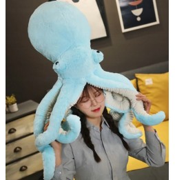 Octopus 3in1 Pillow with Blanket Blue