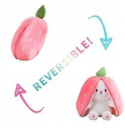 Strawberry Bunny Plush - Interactive Toy