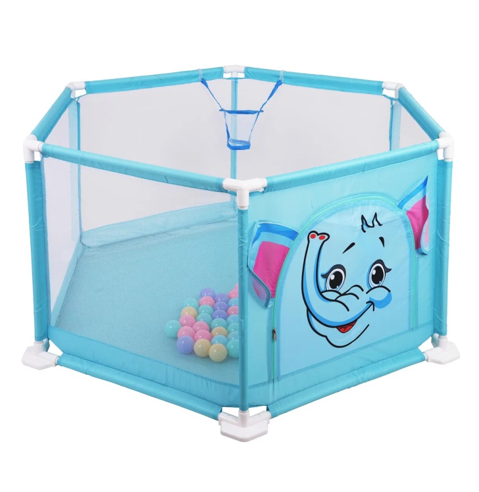 Elephant Playpen with Balls for Kids 3 Years and Up