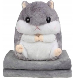 Hamster Pillow 2in1 for Kids Travel Plush