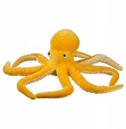 IKEA Blavingad Octopus 80cm Yellow Plush