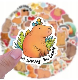 XXL Capybara Set with Stickers and Pen