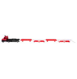 2-in-1 Truck with Catapult for Kids - Red