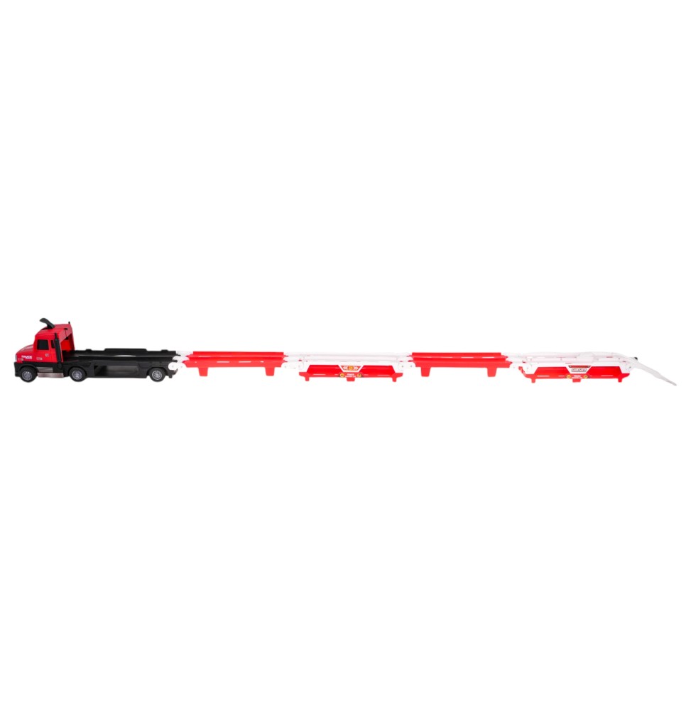 2-in-1 Truck with Catapult for Kids - Red