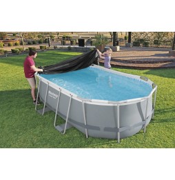 PowerSteel Pool Cover 427x250 cm by BESTWAY