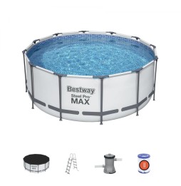 Piscina Steel Pro Max 366x122 cm cu scară Bestway