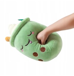 Green Bubble Tea Plush Toy 35 cm