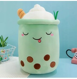 Green Bubble Tea Plush Toy 35 cm