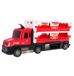 2-in-1 Truck with Catapult for Kids - Red