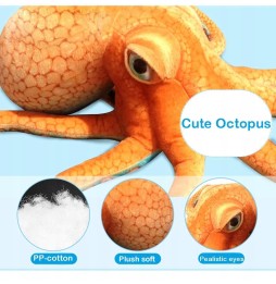 YunNasi Octopus Plush Toy 80 cm