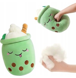 Green Bubble Tea Plush Toy 35 cm