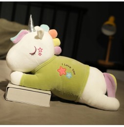 Plush Unicorn with Sweater 25 cm