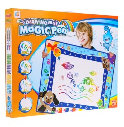 Water Mat for Kids 3+ with Markers and Stencils