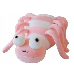 Maskotka Pająk 30 cm różowa
