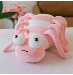 Maskotka Pająk 30 cm różowa