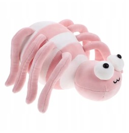 Maskotka Pająk 30 cm różowa