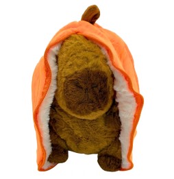 Orange Capybara Toy 25 cm Plush