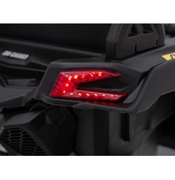 Vehicul ATV CAN-AM Maverick galben pentru copii