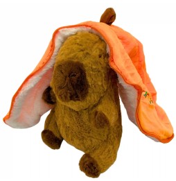 Orange Capybara Toy 25 cm Plush