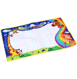 Creative Water Mat for Kids with Markers and Puzzles