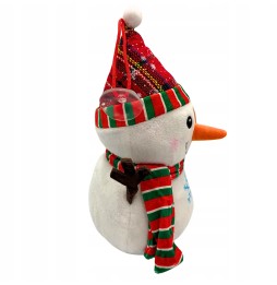 Christmas Plush Snowman with Scarf