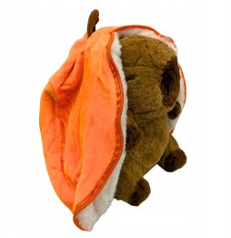 Orange Capybara Toy 25 cm Plush