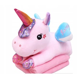 Large Unicorn Plush Toy 3-in-1