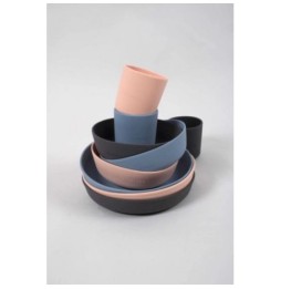 Filibabba Silicone Dinner Set Powder Blue