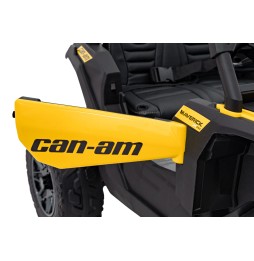 Vehicul ATV CAN-AM Maverick galben pentru copii