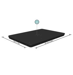 PowerSteel Pool Cover 9.3ft Bestway