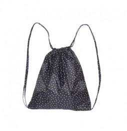 My Bag's Large Drawstring Bag - Black