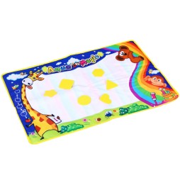 Creative Water Mat for Kids with Markers and Puzzles