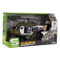 Helicopter de salvare 1:16 militar pentru copii