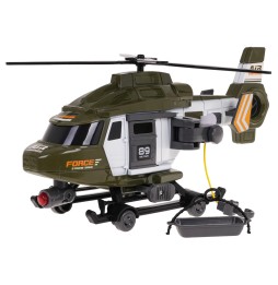 Helicopter de salvare 1:16 militar pentru copii