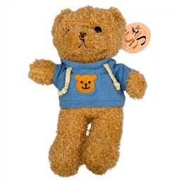 Hooded Teddy Bear Plush 25 cm