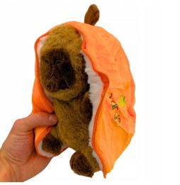 Orange Capybara Toy 25 cm Plush